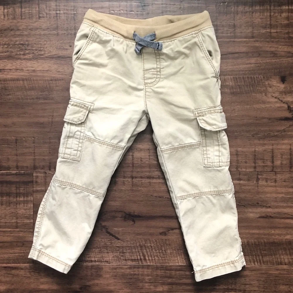 Khaki Carter’s Cargo Pants w/ pockets